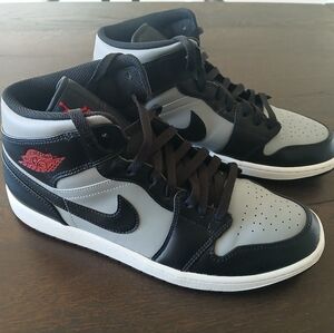 Nike Air Jordan 1 Mid Shadow Red Men's Size: 12